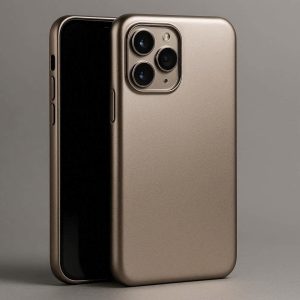Metallic Satin Finish Phone Case For Luxury Minimalist Look And High End Professional Mobile Gear