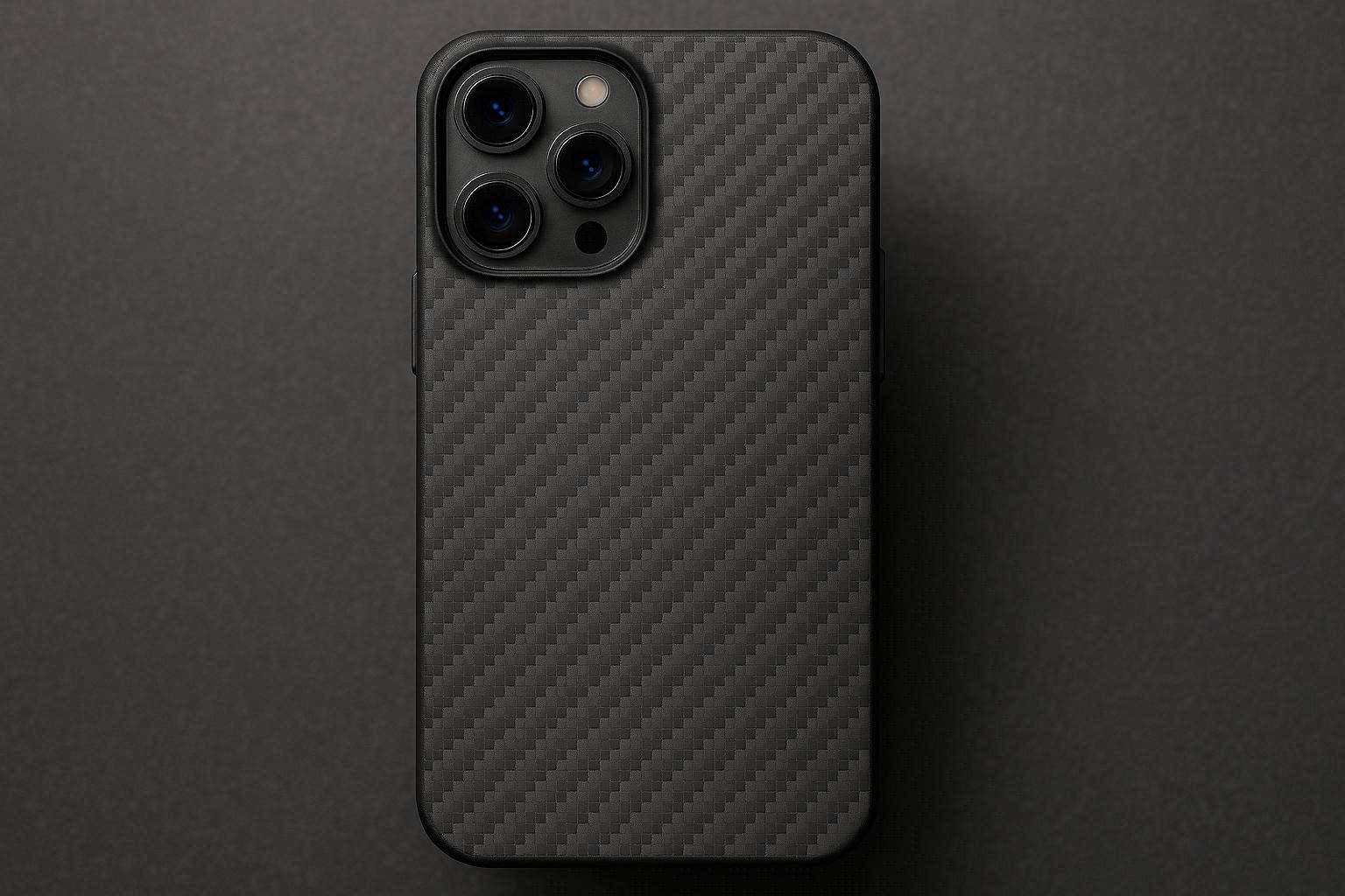 Carbon Fiber Texture Phone Case For High Tech Industrial Look And Lightweight Durable Protection - Image 1