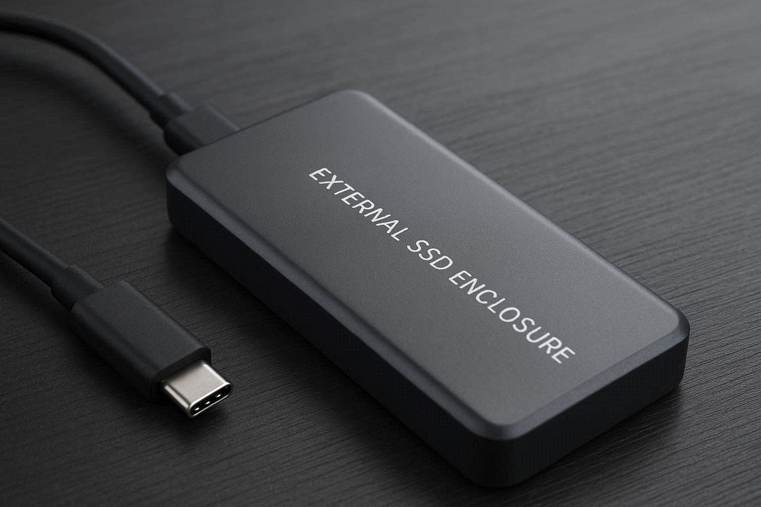 Type-C External SSD Enclosure For Fast Data Storage And High Speed Professional Mobile Work - Image 1