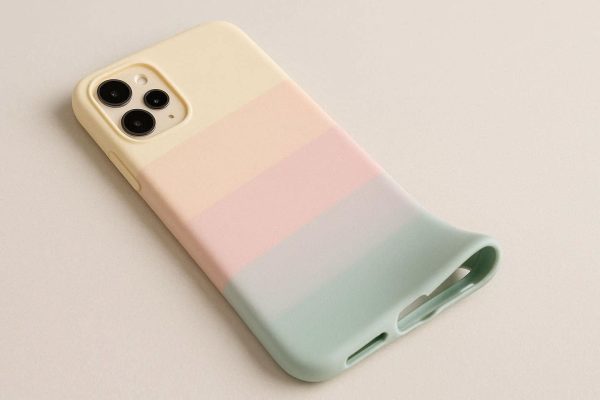 4 Flexible Soft TPU Phone Case In Pastel Colors For Aesthetic Minimalist Look And Daily Comfort