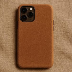 Earth Tone Suede Feel Phone Case For Warm Natural Aesthetics And Soft Touch Daily Protection