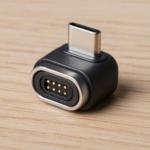 22 Mini Type-C Magnetic Charging Adapter For Easy One Hand Connection And Port Protection Gear