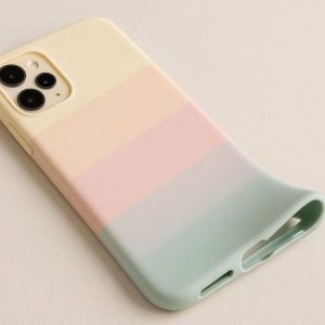 Flexible Soft TPU Phone Case In Pastel Colors For Aesthetic Minimalist Look And Daily Comfort